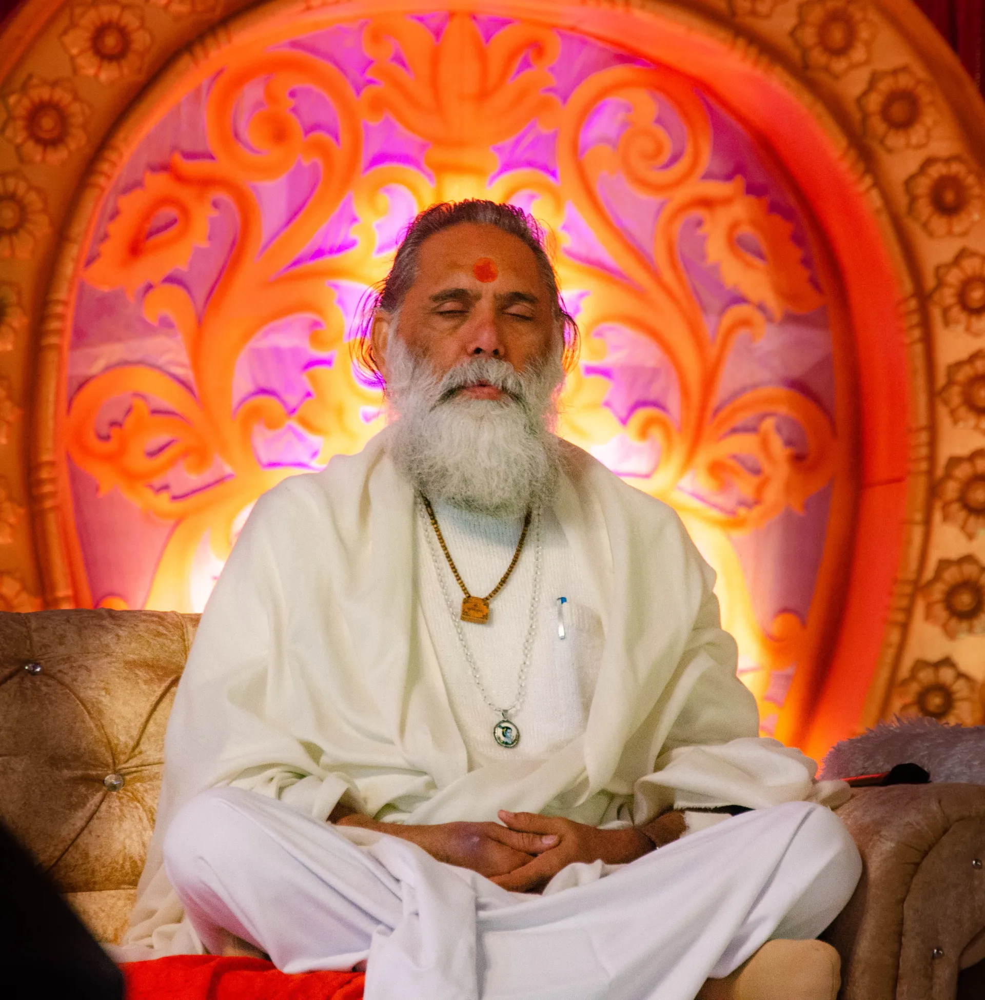 Maharaj Ji in meditation